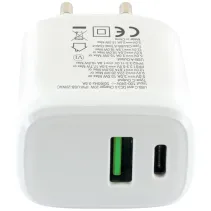 Techly 621895 Ładowarka sieciowa GaN USB-C/A 20W/18W - B2B Netinet