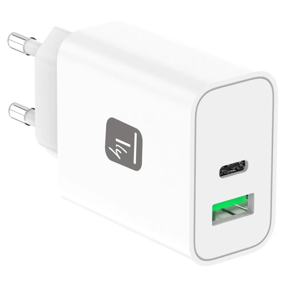 Techly 621901 Ładowarka GaN 30W do telefonu USB-C/A - B2B Netinet