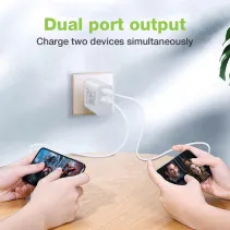 Techly 621901 Ładowarka GaN 30W do telefonu USB-C/A - B2B Netinet