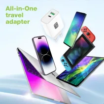 Techly 621901 Ładowarka GaN 30W do telefonu USB-C/A - B2B Netinet