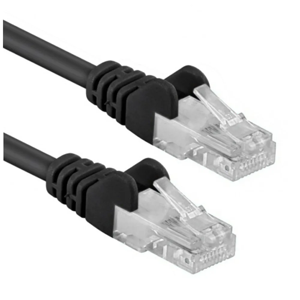 Patchcord Cat5e UTP 30m CCA czarny