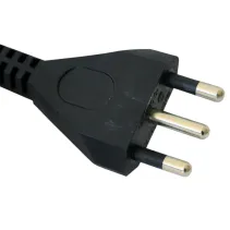 Listwa zasilająca 19" 1U, 8x Schuko/włoskie 45°, kabel 2m wtyk włoski Typ L, włącznik