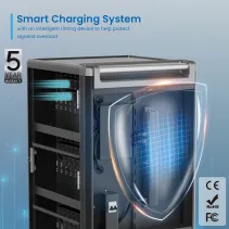 Ewent EW1700 Wózek do ładowania 30 laptopów 30x 230V AC - B2B Netinet