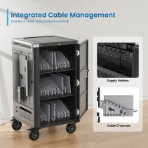 Ewent EW1700 Wózek do ładowania 30 laptopów 30x 230V AC - B2B Netinet