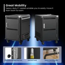 Ewent EW1703 Wózek do ładowania 16 laptopów 16x 230V AC - B2B Netinet