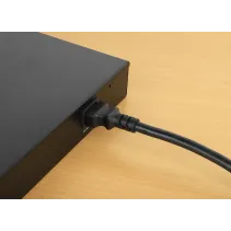 Przedłużacz Zasilający IEC C13 - C14 5m Czarny Kabel Zasilania PC