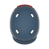 Kask miejski 54-58cm światła LED czujnik upadku SOS niebieski