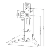 Techly 108569 Noga do monitora gamingowego 13-32" - B2B Netinet