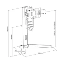 Techly 107166 Noga do monitora gamingowego 17-32" - B2B Netinet