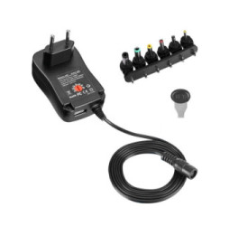Uniwersalny zasilacz 230V, 12W/1A 3-12V, DC 1xUSB 2,1A