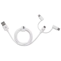 Kabel USB 2.0 3w1 USB-A na Lightning, USB-C, MicroB  M/M 1m