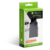 Techly 362800 Sieciowa ładowarka USB 5V 2.4A 12W