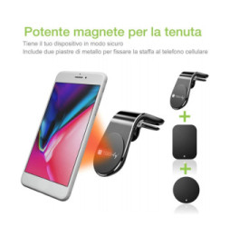 Techly 362701 Uchwyt magnetyczny do telefonu samochodowy