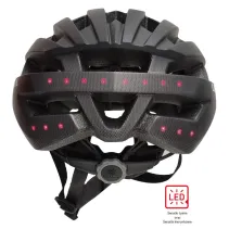 Kask rowerowy MTB Bluetooth 58-62cm LED/SOS/Intercom czarny