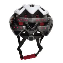 Kask szosowy Bluetooth 55-61cm LED/SOS/Intercom biały