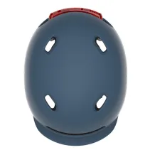 Kask miejski 54-58cm światła LED czujnik upadku SOS biały