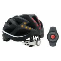 Kask szosowy Bluetooth 55-61cm LED/SOS/Intercom biały