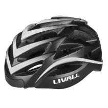 Kask szosowy Bluetooth 55-61cm LED/SOS/Intercom biały