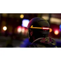 Kask miejski Bluetooth 54-58cm LED/SOS/Intercom miętowy