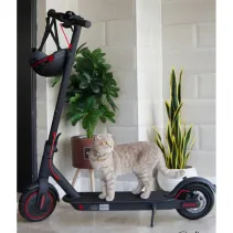 Kask miejski Bluetooth 57-61cm LED/SOS/Intercom miętowy