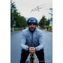 Kask miejski Bluetooth 57-61cm LED/SOS/Intercom czarny