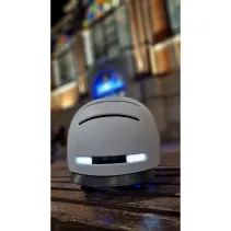 Kask miejski Bluetooth 57-61cm LED/SOS/Intercom różowy