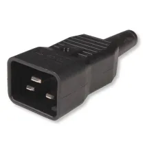 Listwa zasilająca 19" 1U, 8x Schuko, kabel 3m C20, włącznik