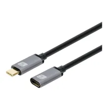Kabel USB 3.0 przedłużacz  USB-C na USB-C 3.2 Gen2 M/F 1M