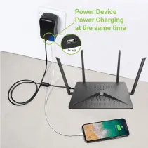 Zasilacz 230V uniwersalny 7.2W/0.6A 3-12V 6 wtyków DC i USB