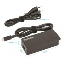 Manhattan 102490 Zasilacz do laptopa USB-C PD 65W/3.25A