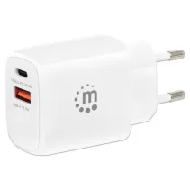 Manhattan 406321 Szybka ładowarka 2x USB QC 18W i PD 30W