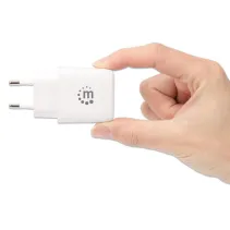 Manhattan 406321 Szybka ładowarka 2x USB QC 18W i PD 30W