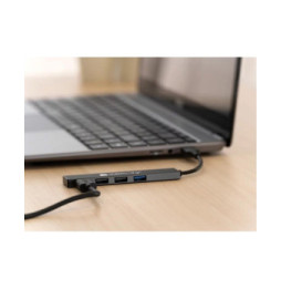 Hub USB 4-portowy 3x USB 2.0  1x USB 3.2 Gen1