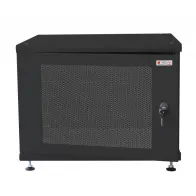 Szafa stojąca/wisząca Rack 19" 8U 540x600, drzwi perforowane, do baterii fotowoltaicznych, czarna