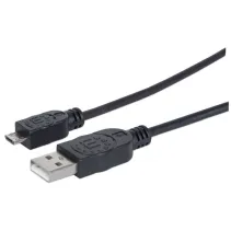 Kabel USB 2.0 USB-A na USB-MicroB M/M 0.5m