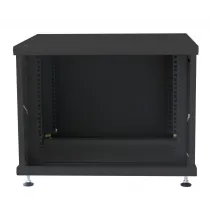 Szafa stojąca/wisząca Rack 19" 8U 540x600, drzwi perforowane, do baterii fotowoltaicznych, czarna