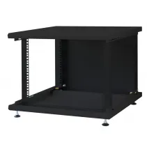 Szafa stojąca/wisząca Rack 19" 8U 540x600, drzwi perforowane, do baterii fotowoltaicznych, czarna
