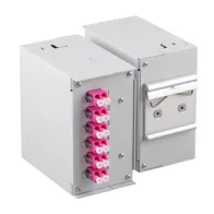 Panel do przełącznicy DIN Techly, 6x SC Simplex/LC Duplex