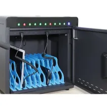 Kabel do ładowania USB-A na USB-MicroB kątowy90° spiralny 1m