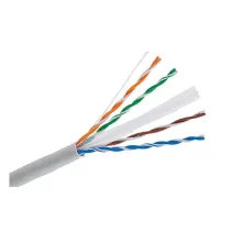 Kabel skrętka Cat6 UTP drut 305m 100% CU szary