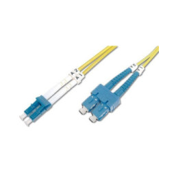 Patchcord światłowodowy OS2 9/125 SM LC-SC Duplex 1m