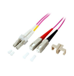 Fiber lc/sc upc/upc dx 1M OM4