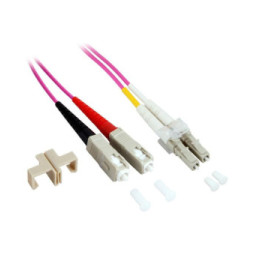 Fiber lc/sc upc/upc dx 1M OM4