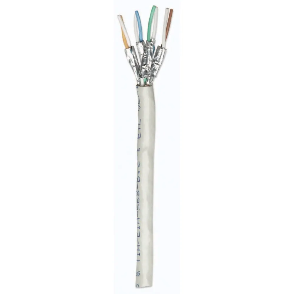 Kabel skrętka Cat6 S/FTP drut 305m 100% CU szary