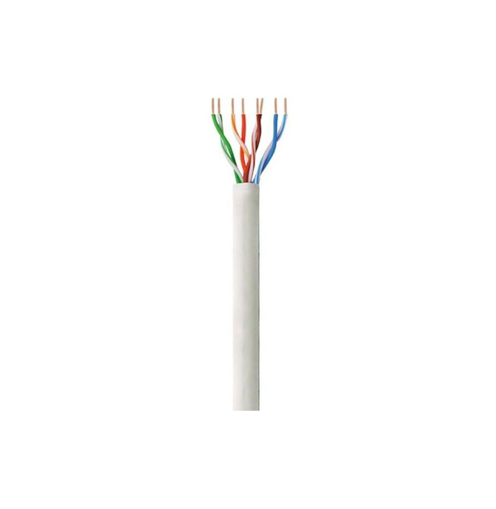 Kabel skrętka Cat5e UTP linka 305m CCA szary