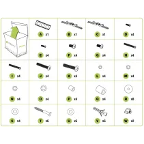 Techly 301269 Wieszak TV 23-55" ścienny uchylny - B2B Netinet