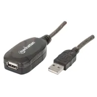 Kabel USB 2.0 przedłużacz aktywny USB-A na USB-A M/F 20m