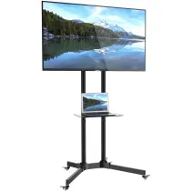 Techly ICA-TR6 Stojak mobilny TV 30-65" z półką AV - B2B Netinet
