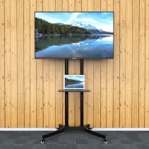 Techly ICA-TR6 Stojak mobilny TV 30-65" z półką AV - B2B Netinet