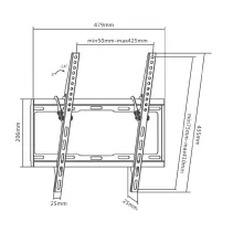 Manhattan 460941 Wieszak TV 32-55" ścienny uchylny - B2B Netinet